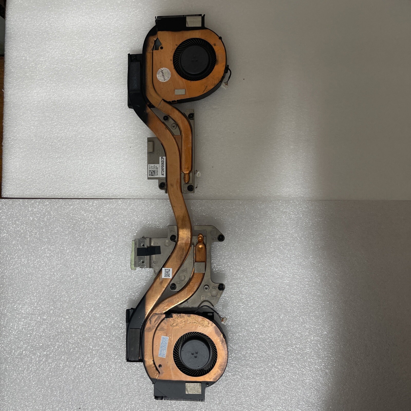 Dell OEM Precision 7540 CPU / Graphics Heatsink Fan Assembly – TW1KC HW