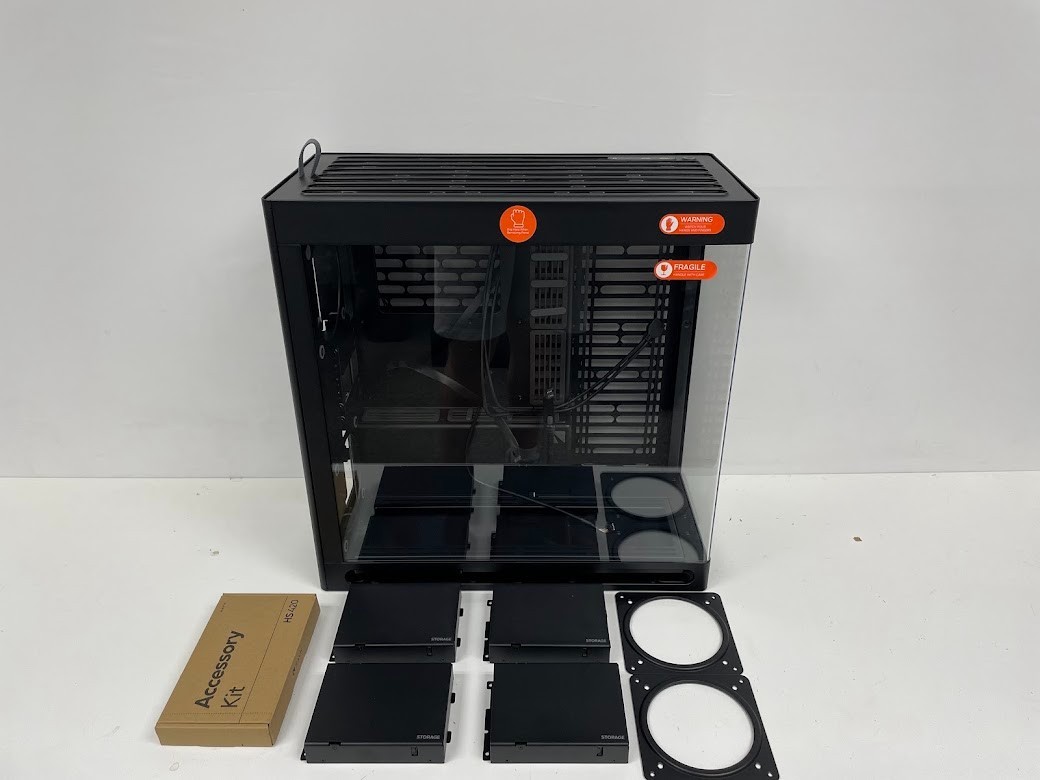 HAVN HS 420 Dual-Chamber Tempered Glass ATX Mid-Tower Computer Case – Black