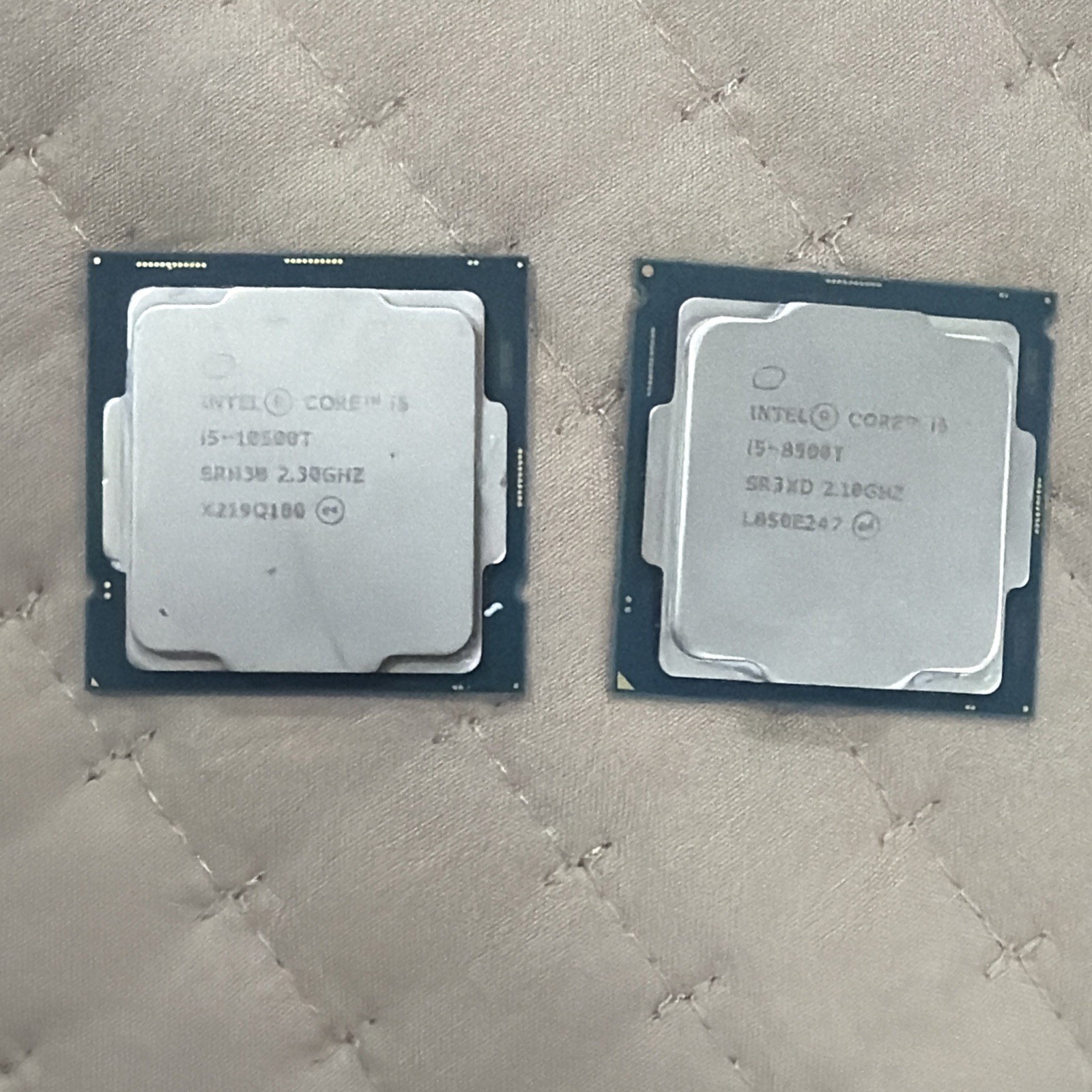 (2) CPU Intel Core i5-10500T 2.3GHz (Turbo 3.8GHz) 6-Core & I5-8500t