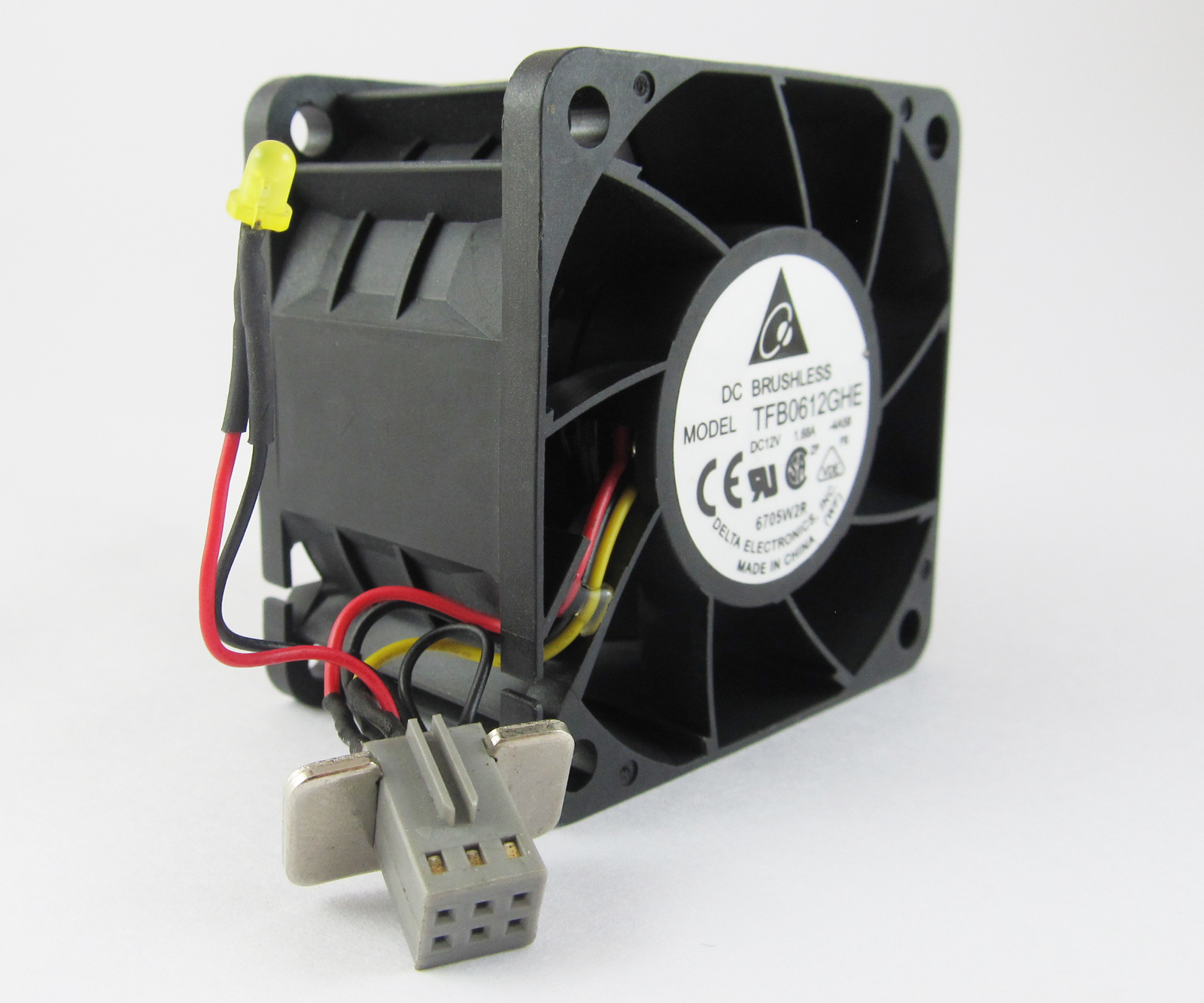 1pc Delta TFB0612GHE 60x60x38mm 60mm 6038 12V 1.68A DC Cooling Fan 6P Connector
