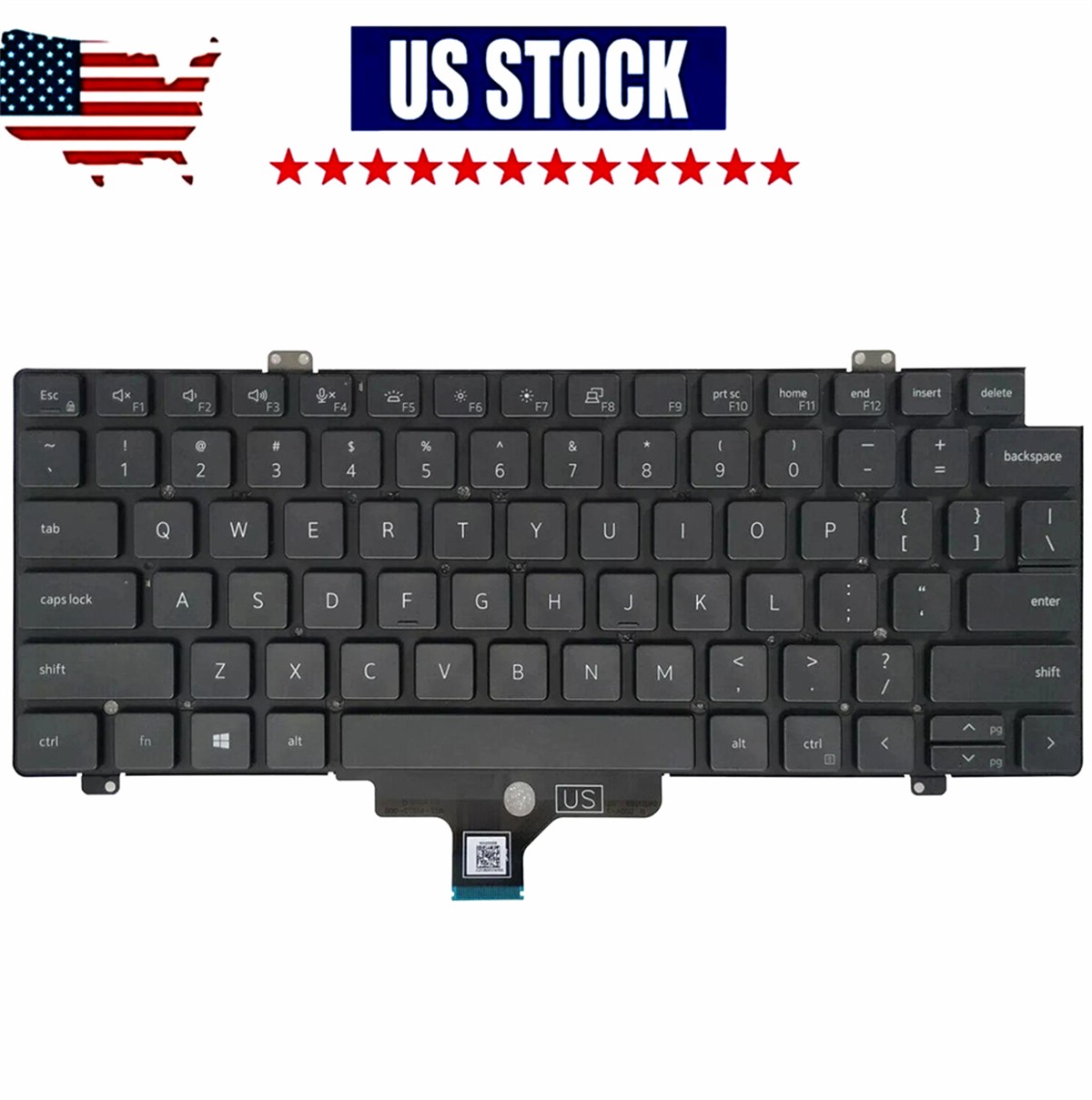 0CW3R5 For Dell Latitude 5420 US Keyboard Backlit 7420 7520 Not for E5420 USK