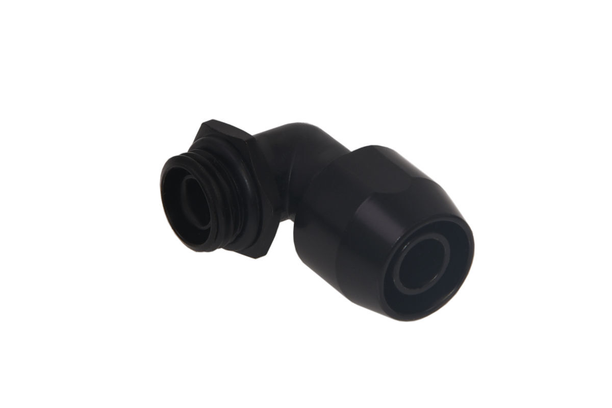 Alphacool HF Anschraubtülle TPV Metall – 90° – Black
