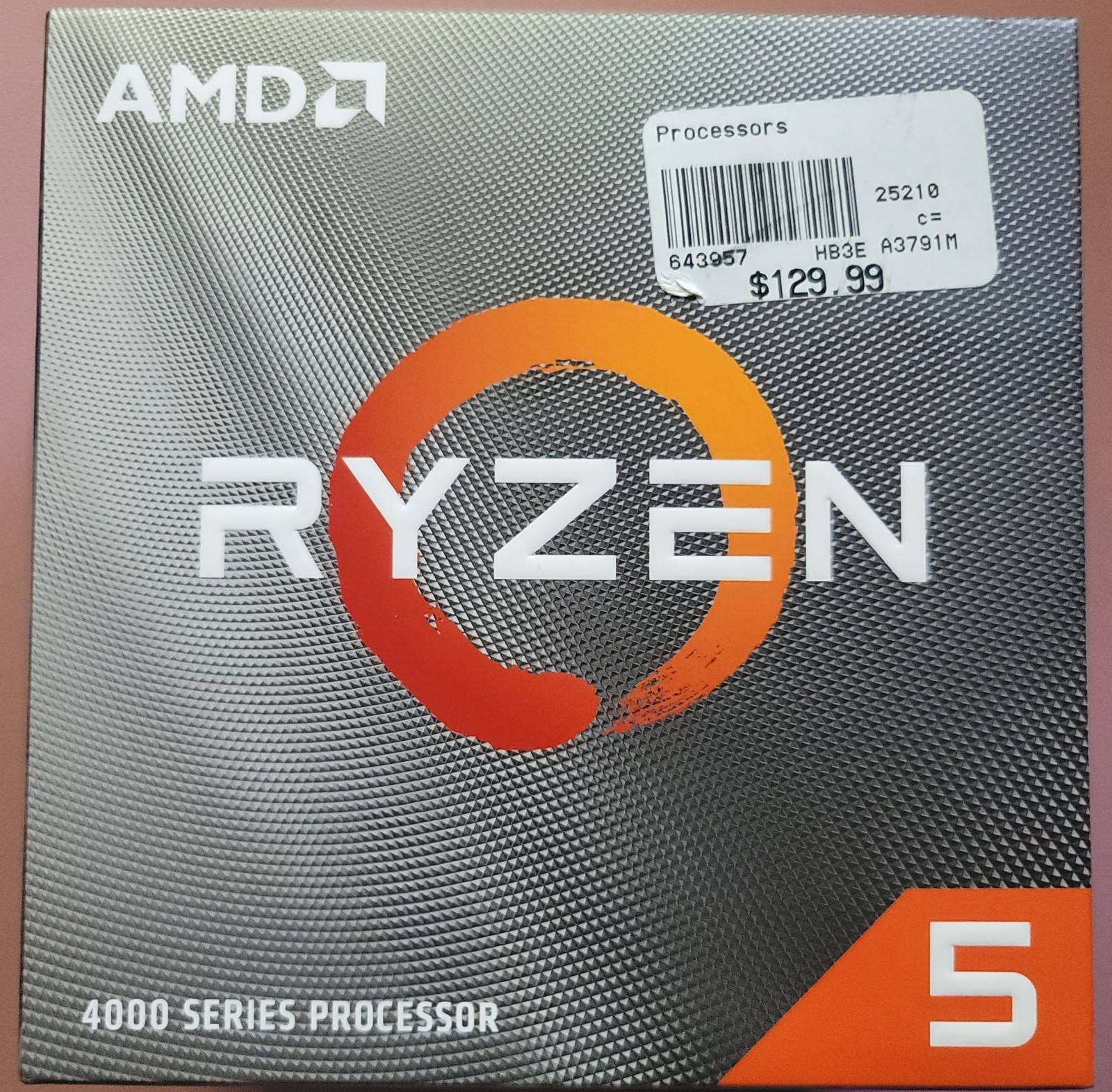 AMD Ryzen 5 4500 6-Core, 12-Thread Unlocked Desktop Processor, 4.1 GHz , NIB!