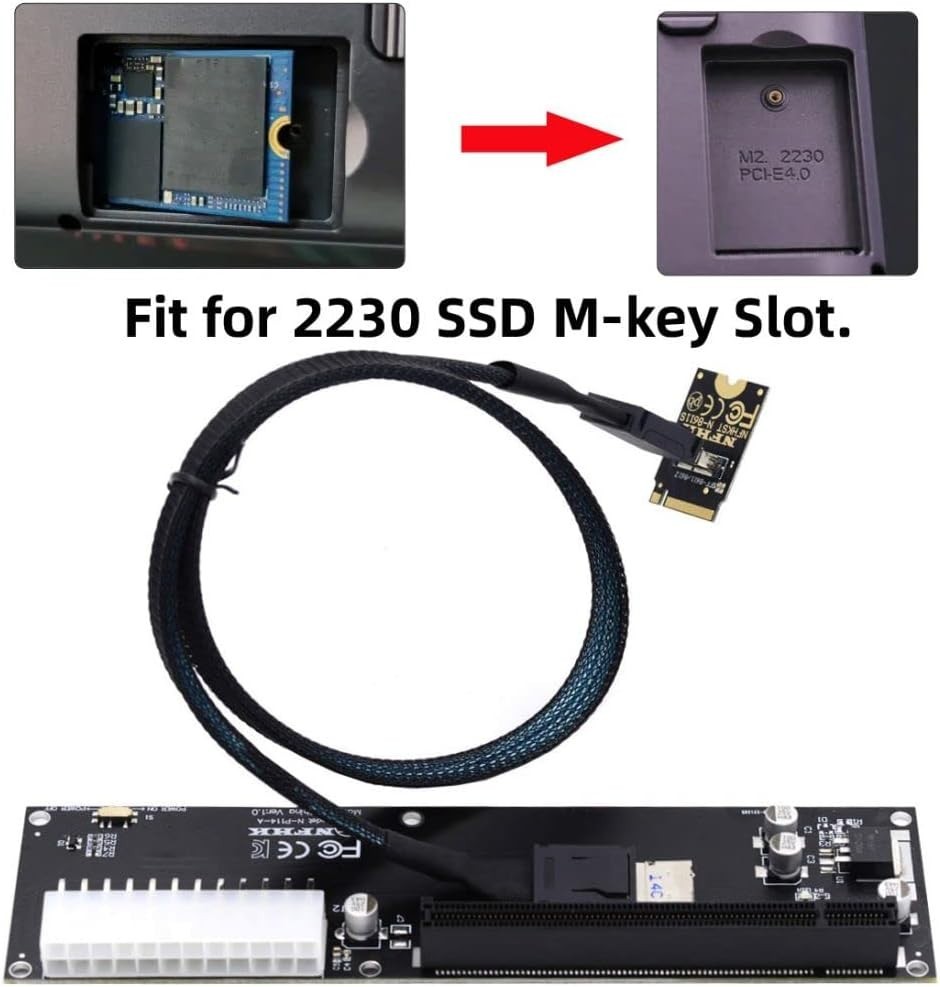 External Graphics Card & SSD Adapter for Oculink SFF-8612