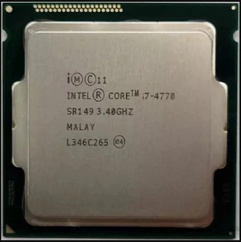 Intel Core I7-4770 3.40GHz Quad-Core SR149 LGA 1150/Socket H2 CPU Processor