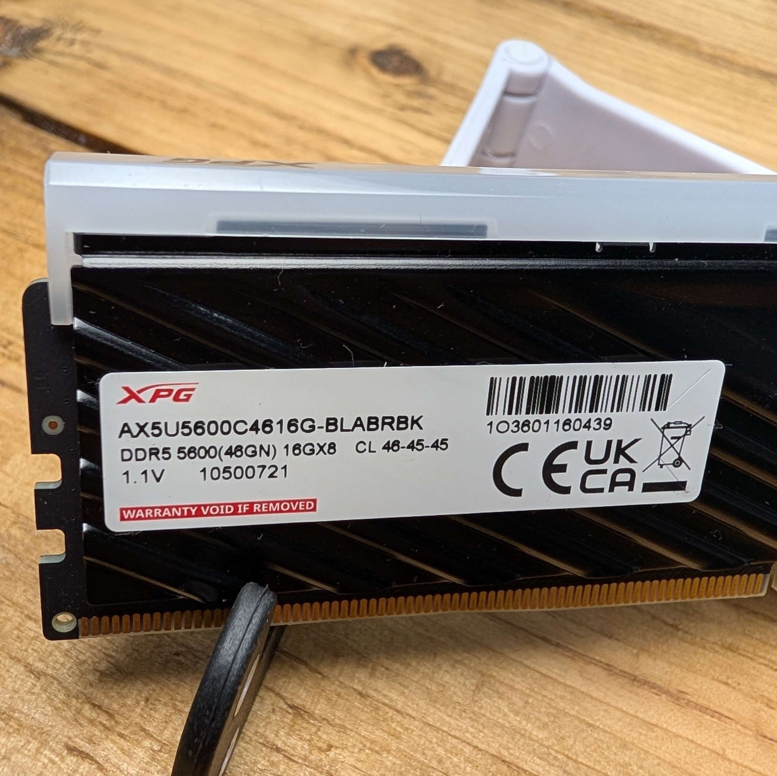 XPG Lancer Blade RGB 32GB 2x16GB DDR5 5600 CL46 XMP EXPO Black