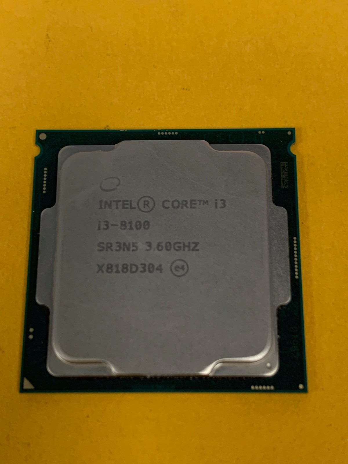 ✨ Intel SR3N5 i3-8100 3.6GHz 6MB Cache Quad Core Processor✨