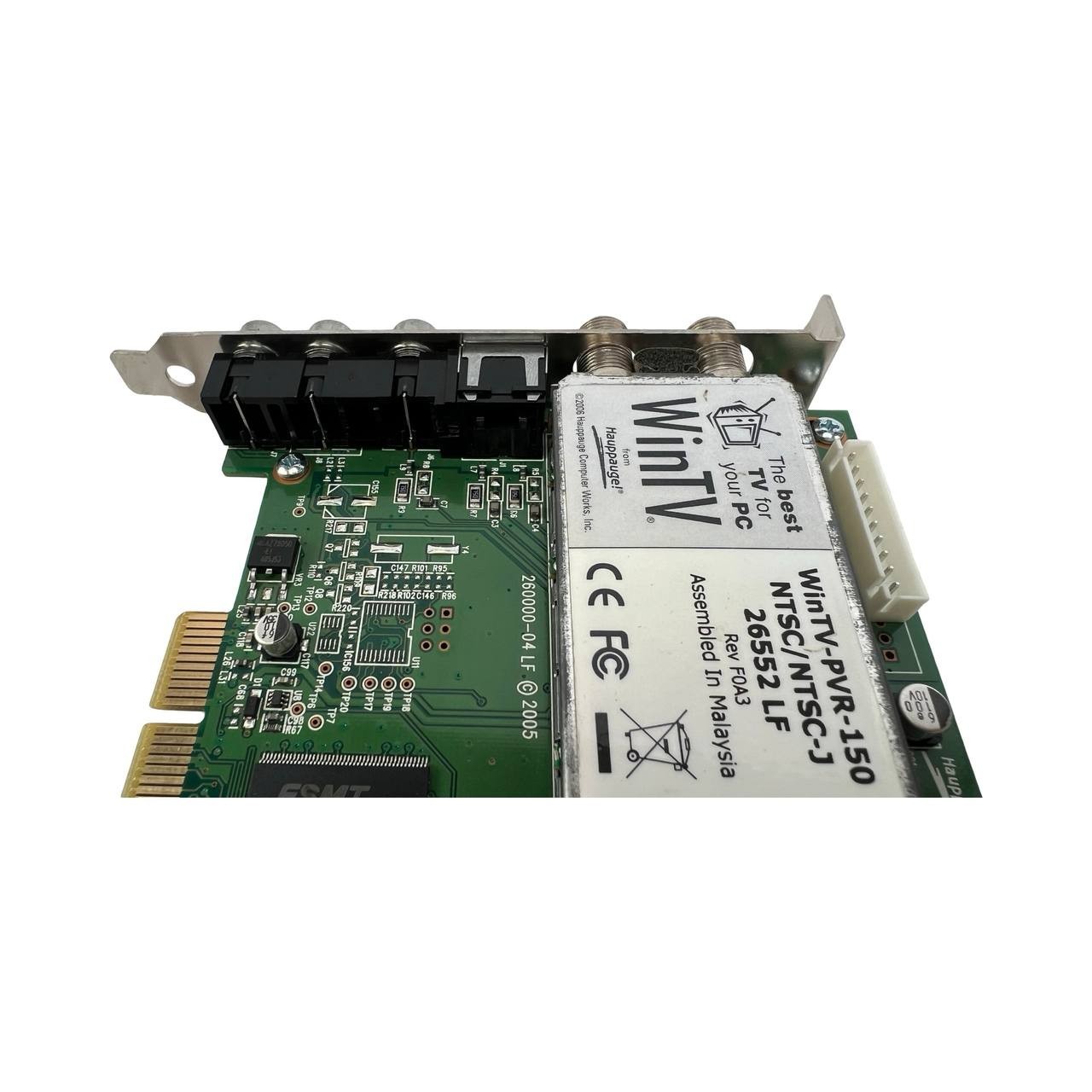 Hauppauge WinTV-PVR-150 PCI NTSC-M TV Tuner Analog Capture Card 5188-4202