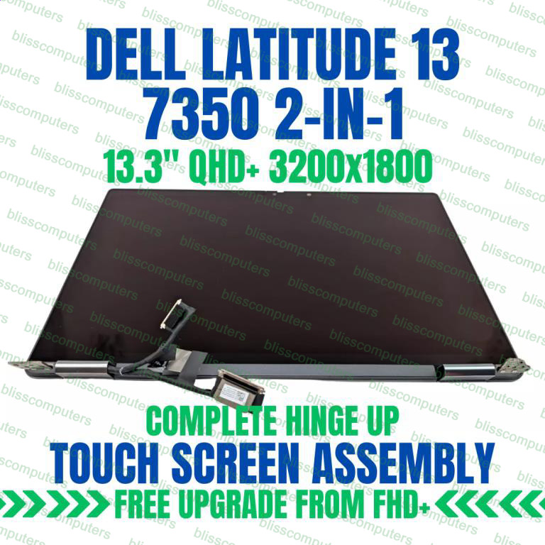 OEM Dell Latitude 7350 Laptop FHD+ 13.3″ Touch Screen Assembly J1PHF