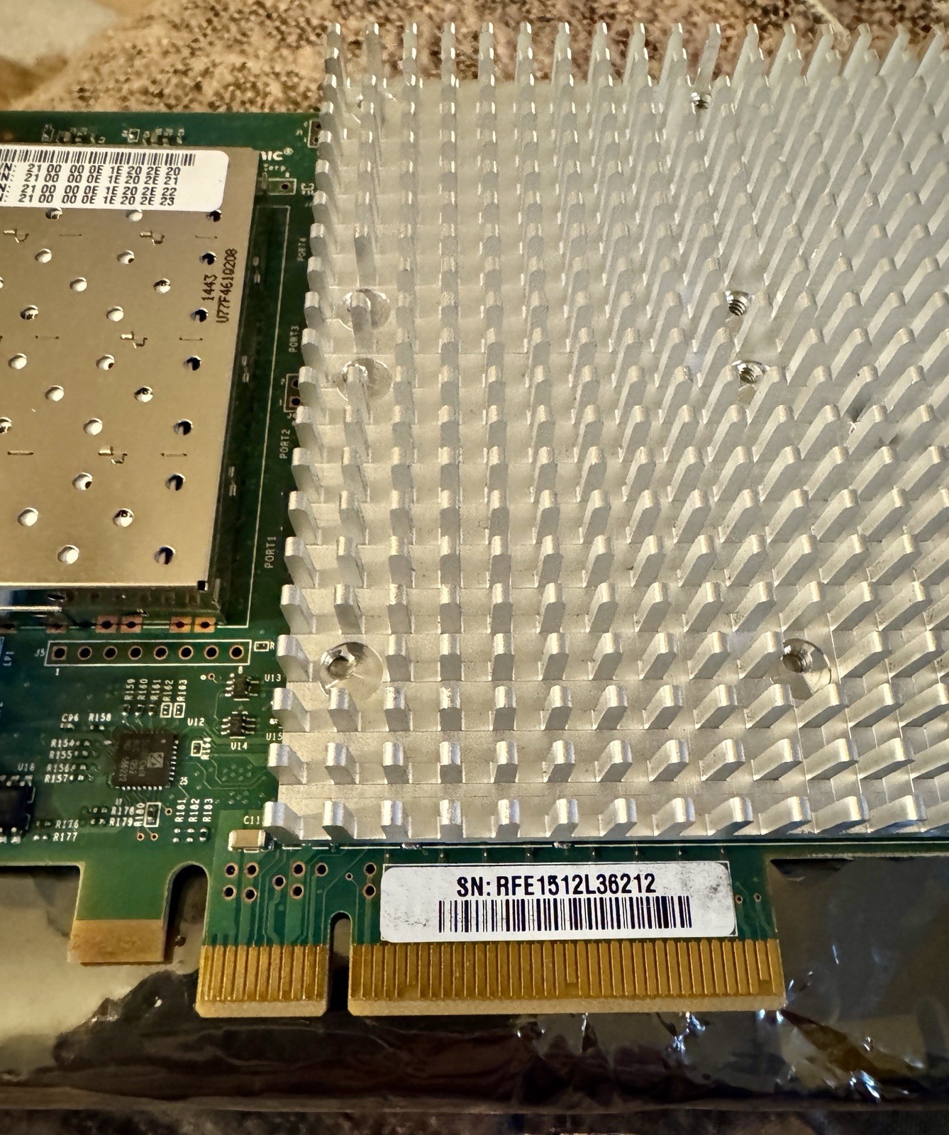QLogic QLE2664 quad‑port 16Gb Fibre Channel PCIe 3.0 x8 HBA HD8310406-11 A