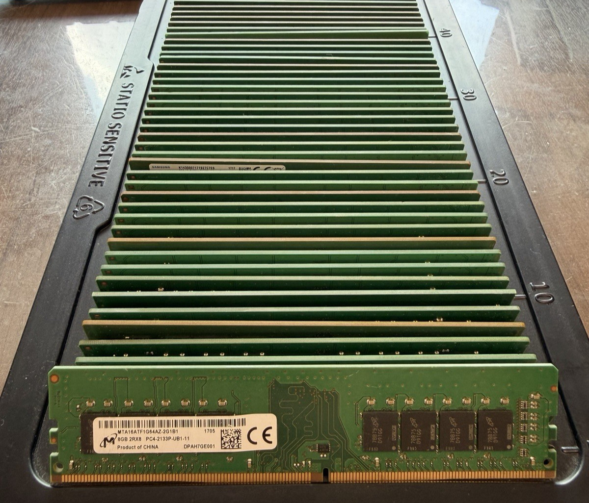 50x 8GB PC4 DDR4 2133 Desktop Ram Memory – Type U Mixed MAJOR Brands UNTESTED