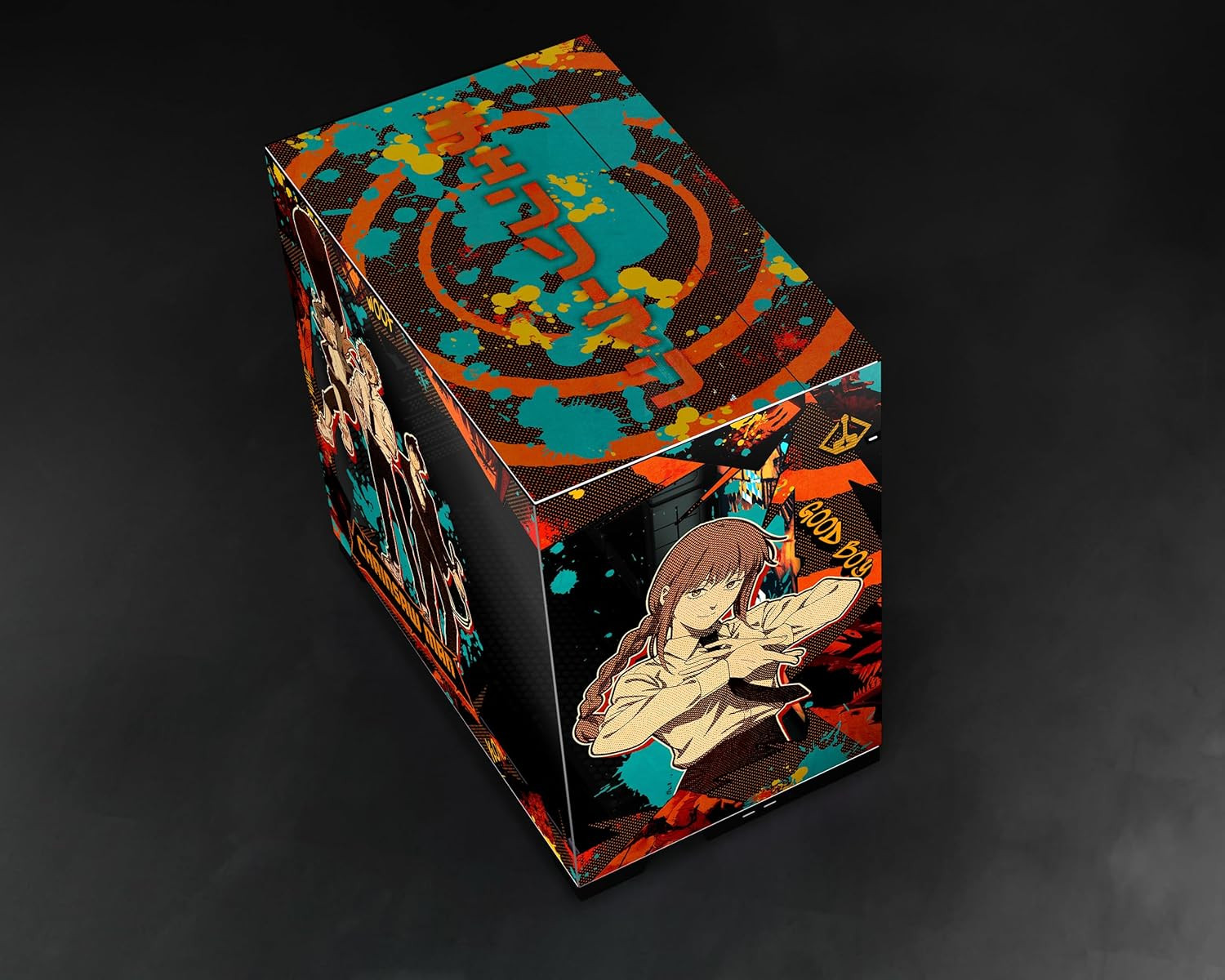 Chainsaw Man Lian Li O11 Dynamic EVO RGB PC Case Bundle with UV Artwork