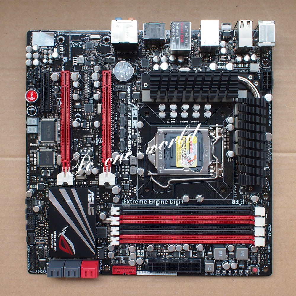 ASUS MAXIMUS IV GENE-Z/GEN3 Motherboard Socket 1155 DDR3 Intel Z68 100% working