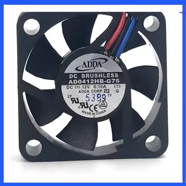 ADDA AD0412HB-G76 4010 DC12V 0.10A 4CM 3-Wire Ball Cooling Fan
