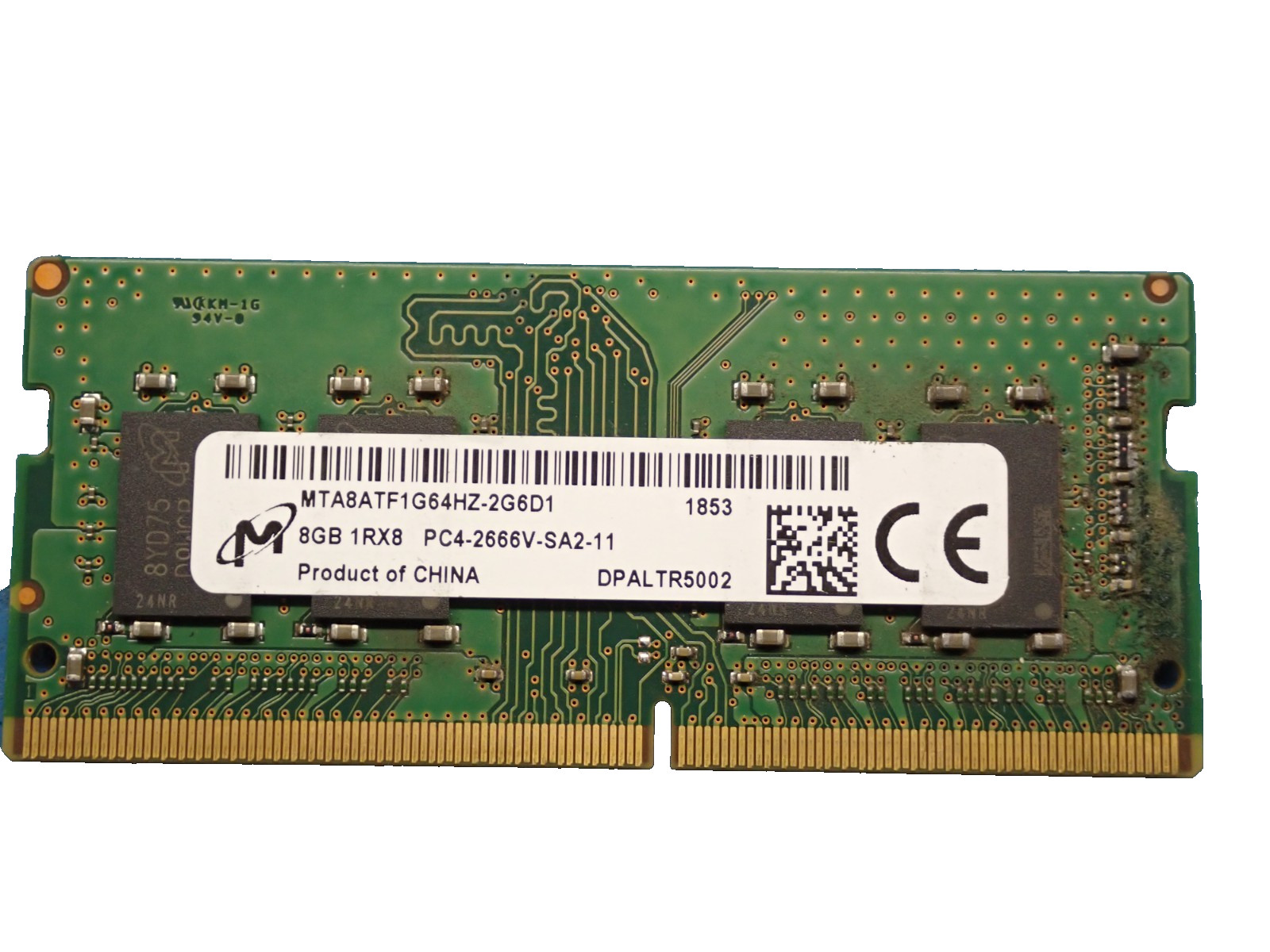 Micron MTA8ATF1G64HZ-2G6D1 8GB PC4-21300 DDR4-2666MHz Server Memory