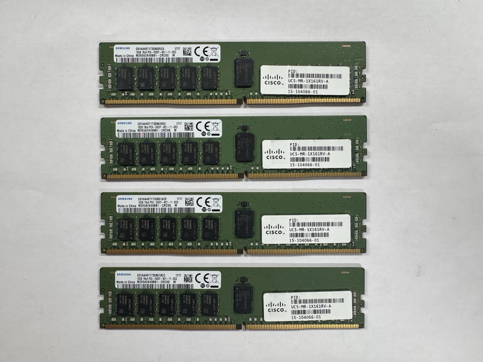 16GB Samsung PC4-2400T DDR4 ECC Server RAM M393A2K40BB1-CRC0Q (TESTED)