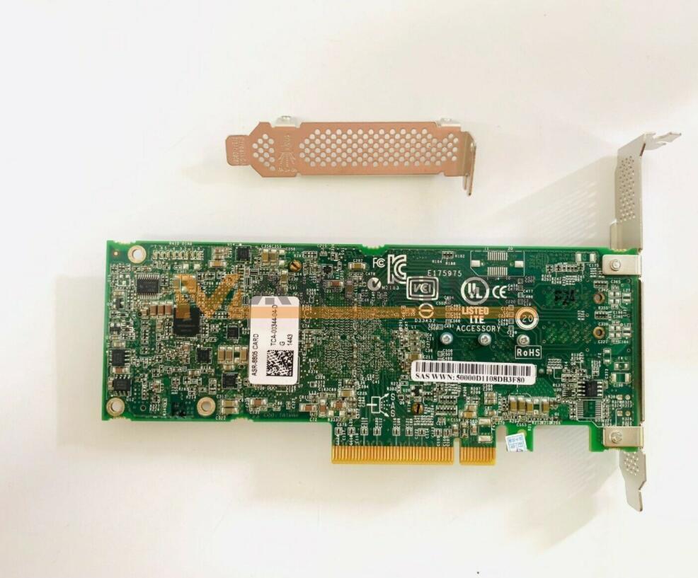 Adaptec Controller Card ASR-8805 PCI-E 3.0 2277500-R SAS/SATA/SSD RAID 12Gb/s