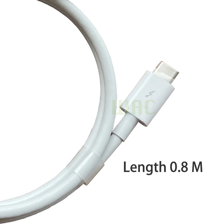 New Thunderbolt 3 Cable 0.8m for Apple Macbook Pro Air Mini iMac iPhone 15/Pro