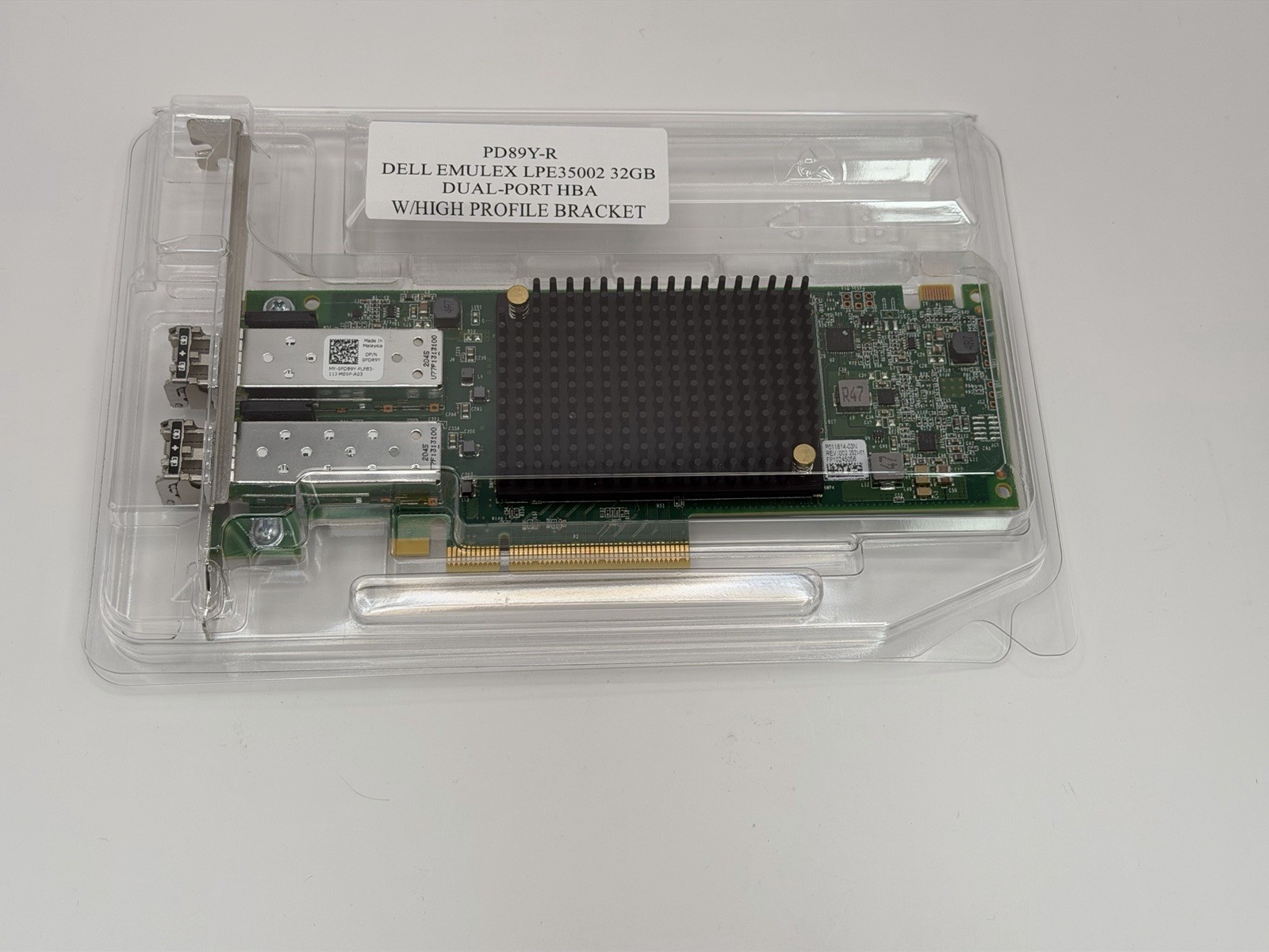 DELL EMULEX LPE35002 32GB DUAL-PORT HOST BUS ADAPTER – PD89Y