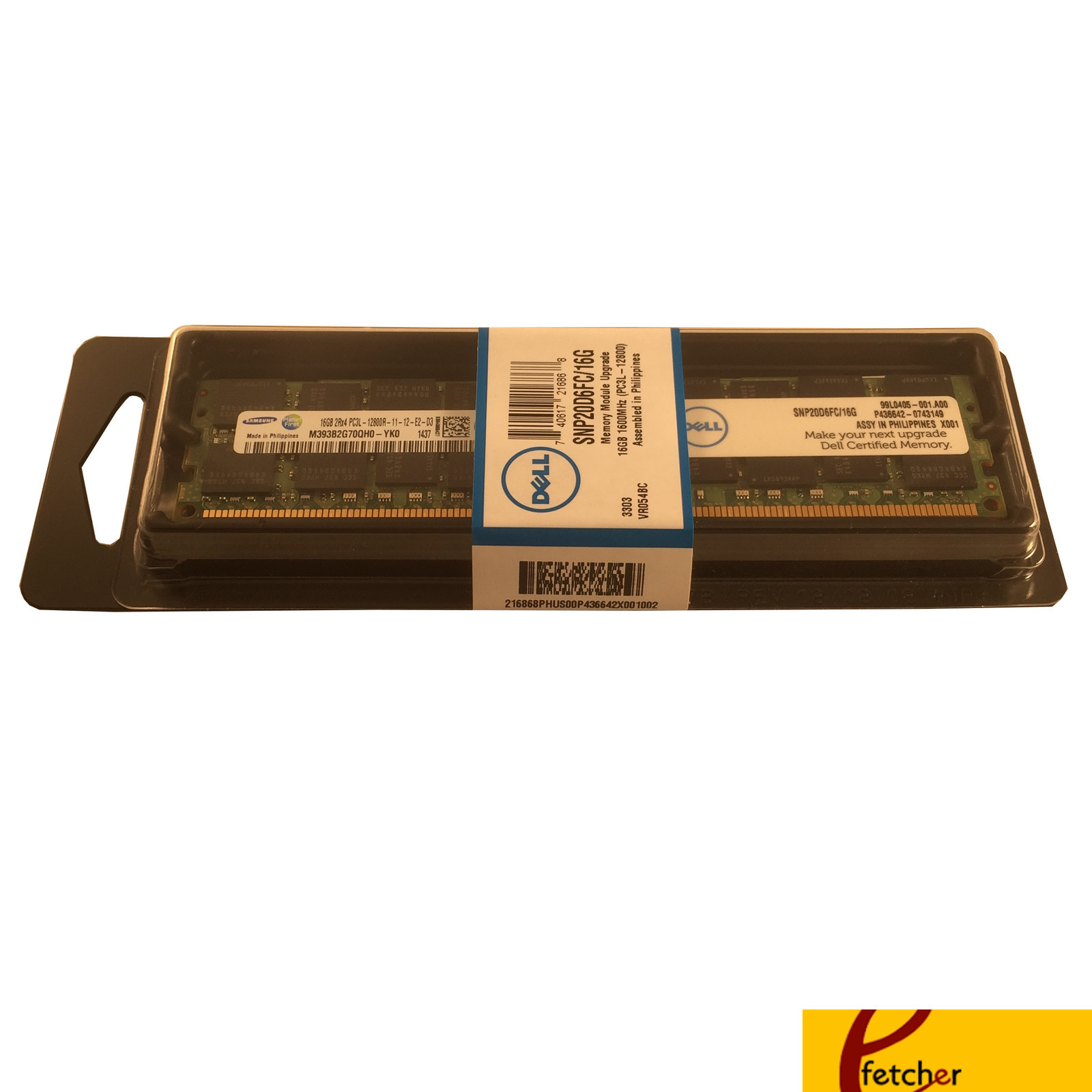 SNP20D6FC/16G 16GB DDR3 1600MHz Memory Dell PowerEdge C6145 C6220 C8220 C8220x