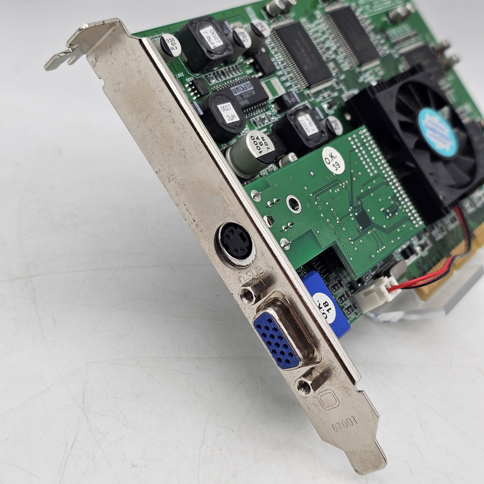 Vintage NVIDIA GeForce2 GTS AGP Video Card 32MB Green 180-P0020-0100-E VGA