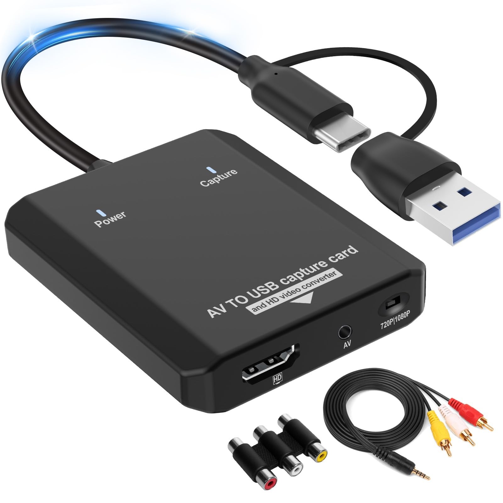 VHS to Digital Converter – RCA to HDMI Video Capture Card for Legacy Devices