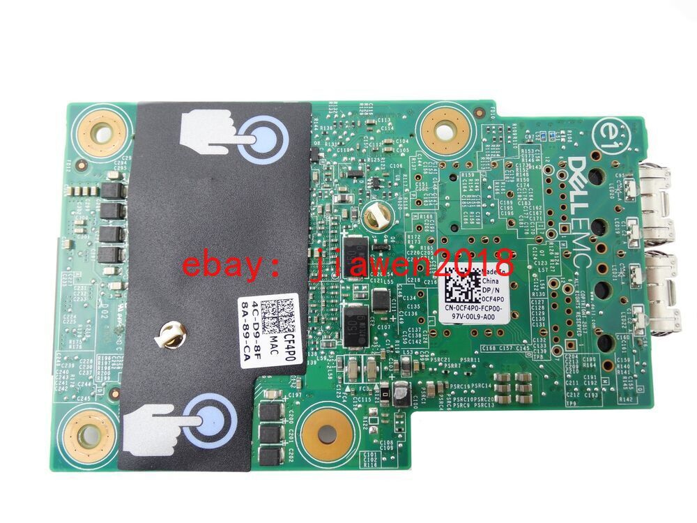 Dell Broadcom CF4P0 WC9TR 57416 Dual Port 10G SFP+ OCP Card For R7515/R540/R440