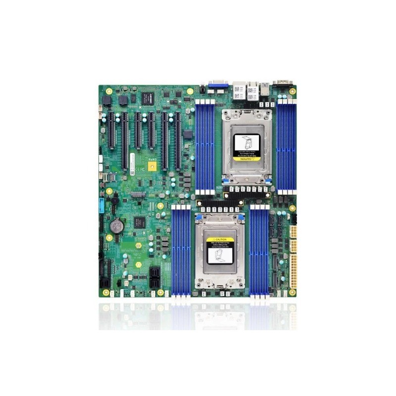 TTY T1DEEP E-ATX SP3 Server Motherboard With 2x AMD EPYC 7B12 CPUOpen box