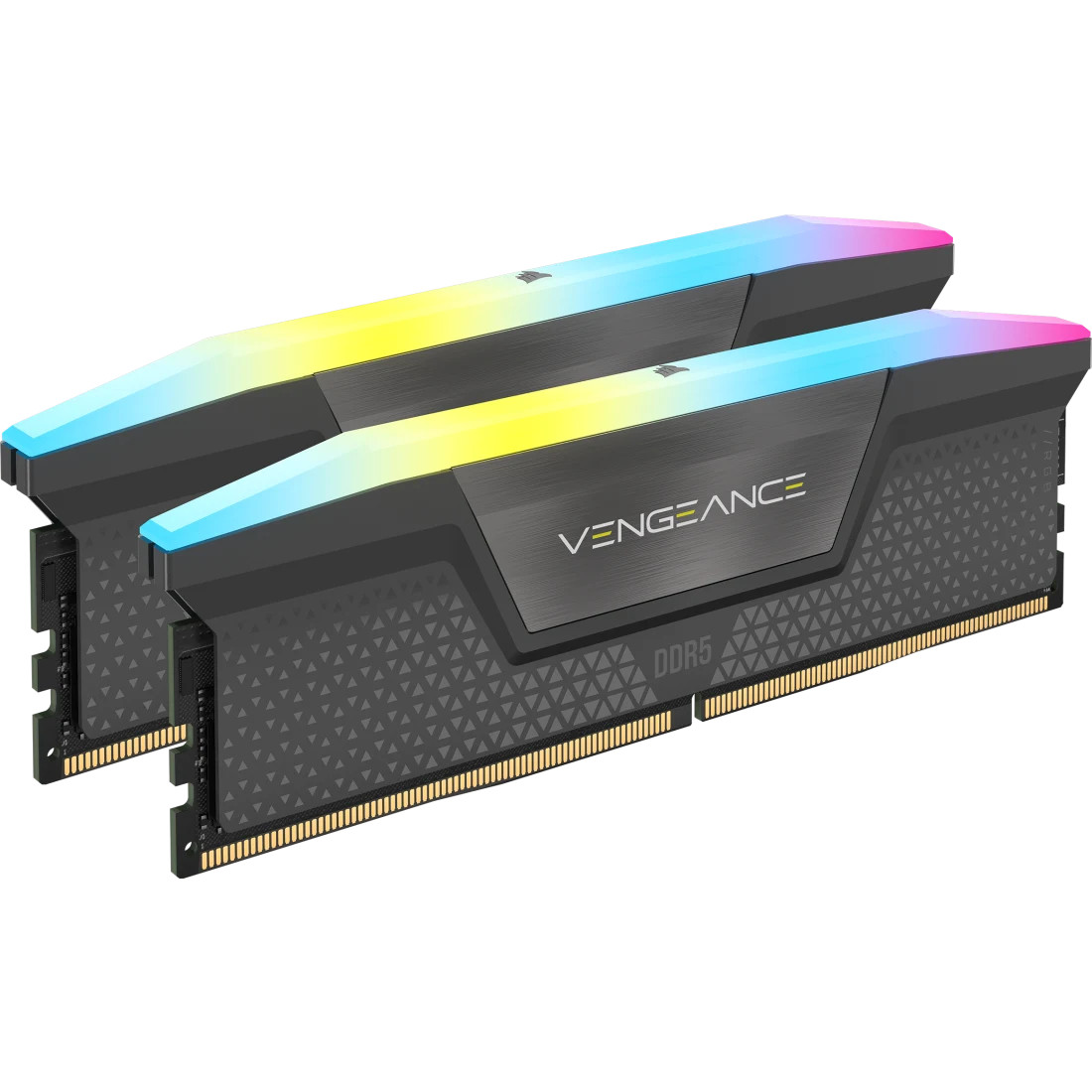 Corsair Vengeance RGB DDR5 64GB (2x32GB) 6000MHz CL40 Memory (Gray)