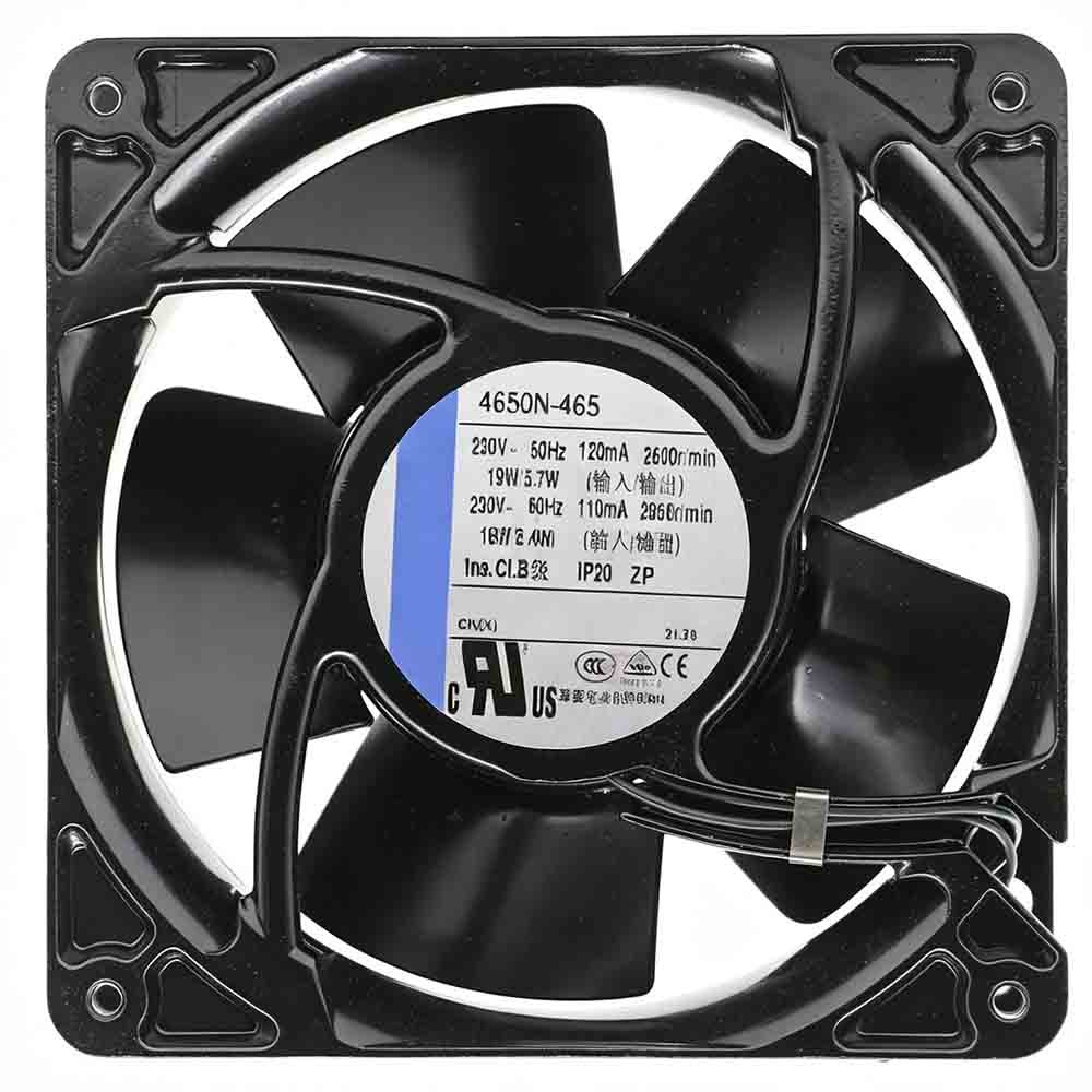 Axial Fan AC230V 19W 120mA 119×119 mm For Ebmpapst 4650N-465 Cabinet Cooling Fan
