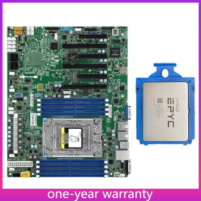H11SSL-i SP3, EPYC 7401P Supermicro Motherboard AMD CPU Processor Combos Used