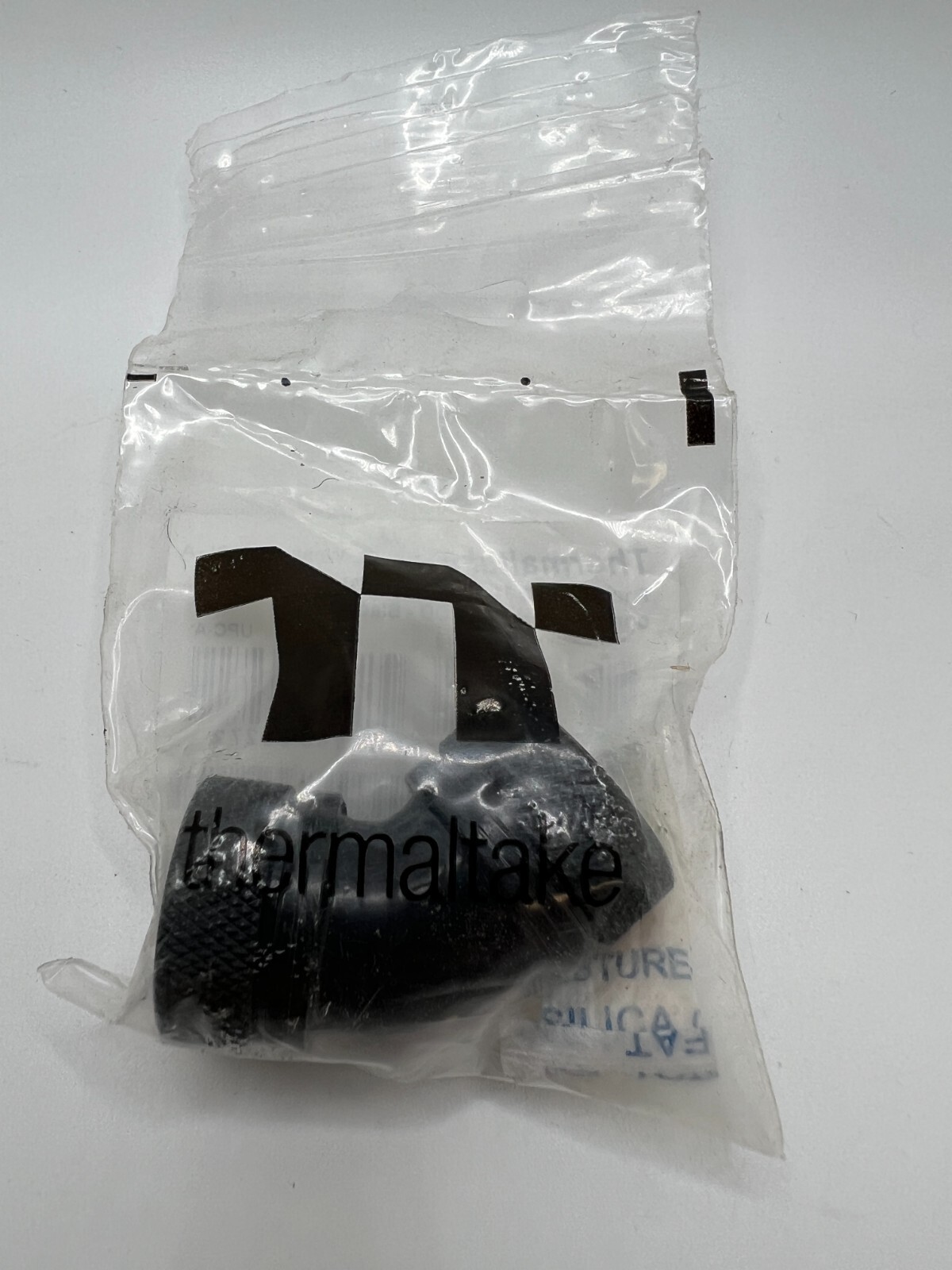 Thermaltake G1/4 PETG Tube 45-Deg Dual Compression 16mm OD CL-W098-CA00BL-A