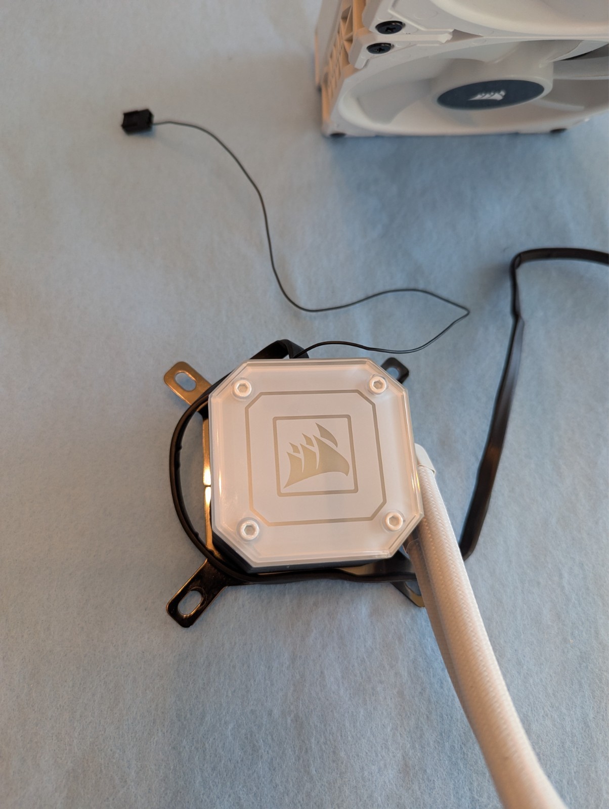 Corsair iCUE H100i ELITE CAPELLIX Liquid CPU Cooler — White