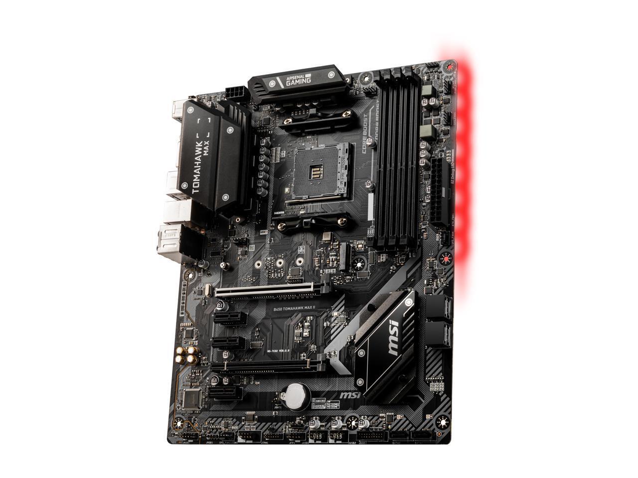 MSI B450 TOMAHAWK MAX Motherboard AM4 4*DDR4 USB 3.2 HDMI M.2 SATA III PCI-e 3.0