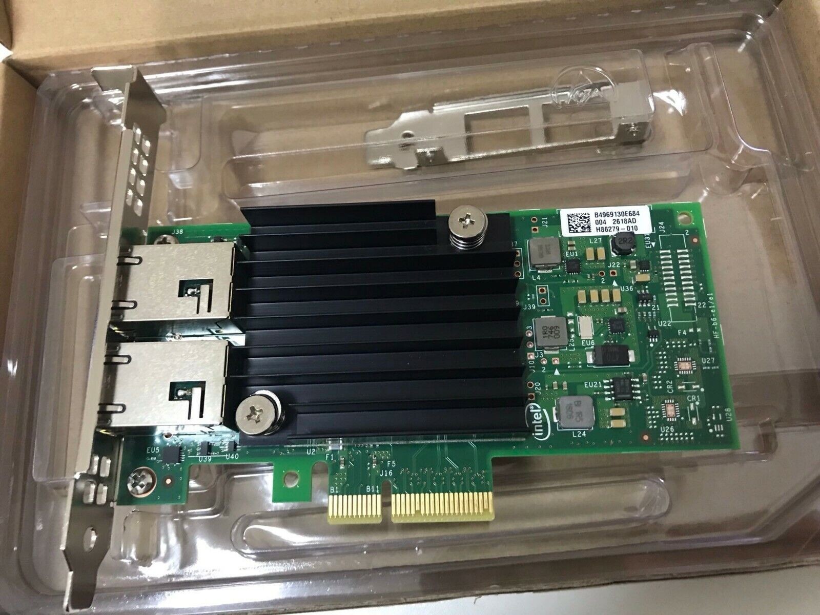 DELL Intel X550-T2 2port 10Gb Ethernet PCIe Network Adapter 4V7G2 HWWN FKHKC
