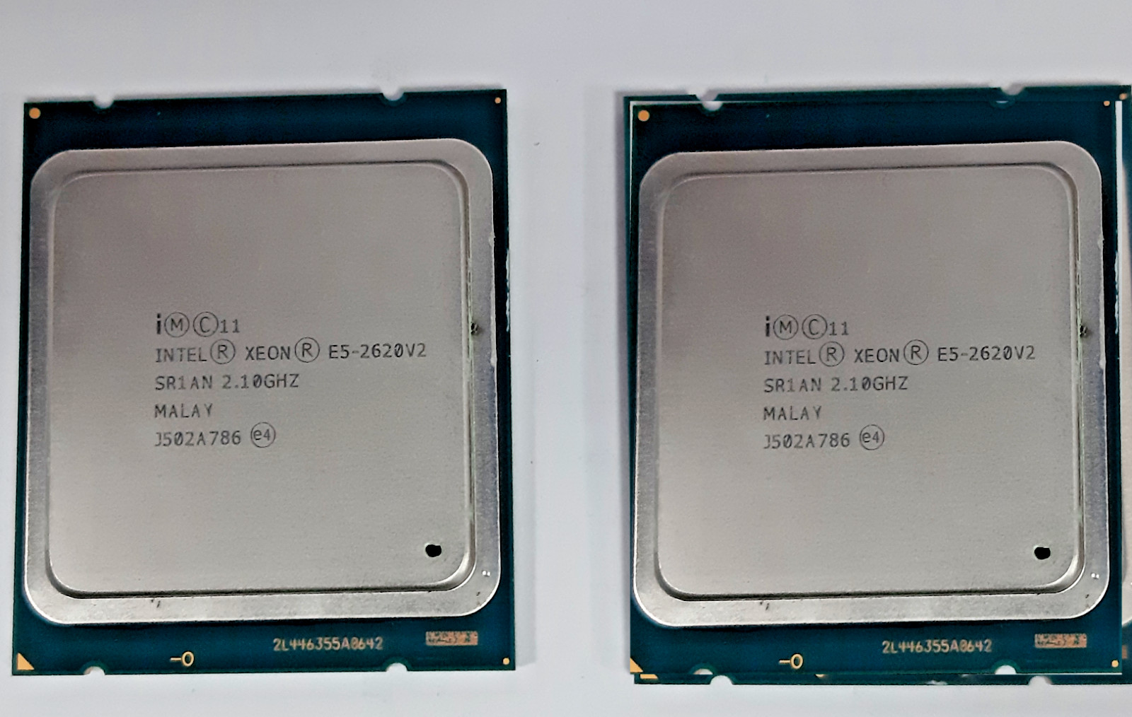 2 PCS Intel Xeon E5-2620 V2 – 2.10GHz Six-Core SR1AN 15MB CPU Processor