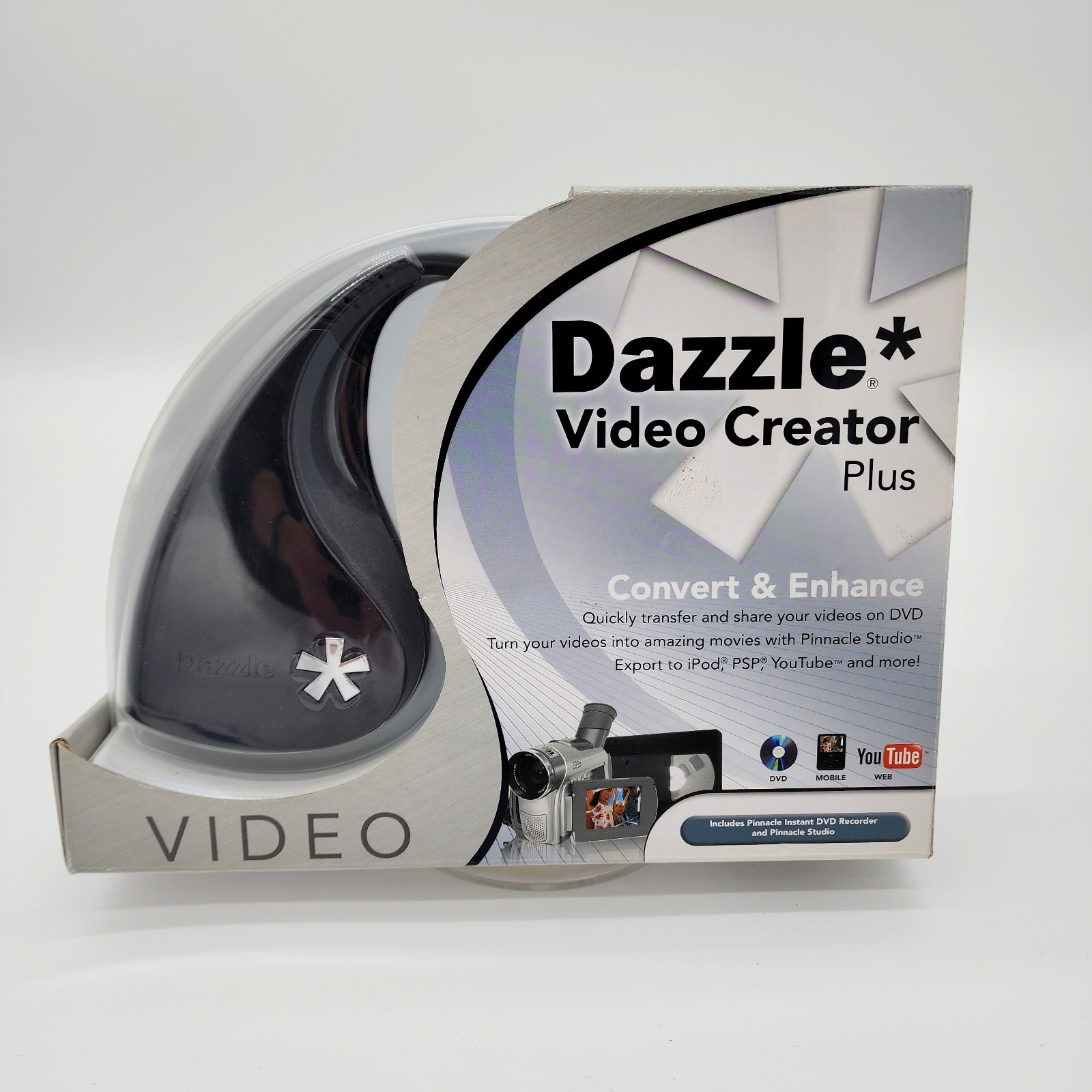 Pinnacle Dazzle Video Creator USB Capture Device NO DISC (not needed) Windows