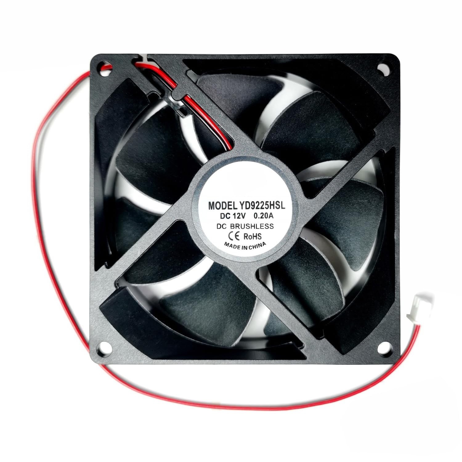 Silent Cooling Case PC 90mm Fan for 90mm x 90mm x 25mm DC 12V 0.2A /9225 Brus…
