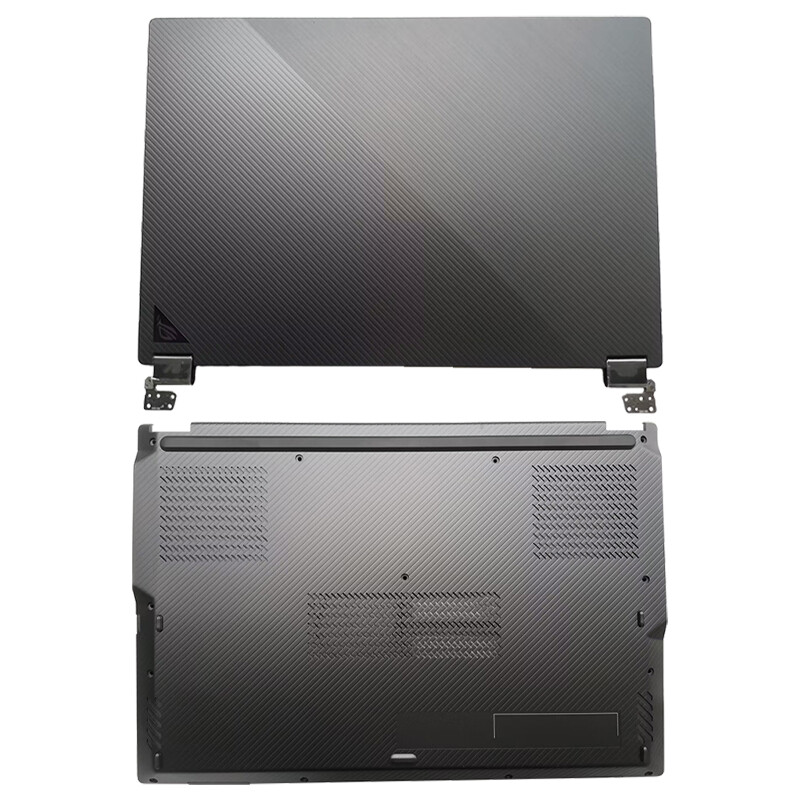 New for ASUS ROG Flow X16 GV601 GV601RM Black LCD Back Cover+Hinges+Bottom Case