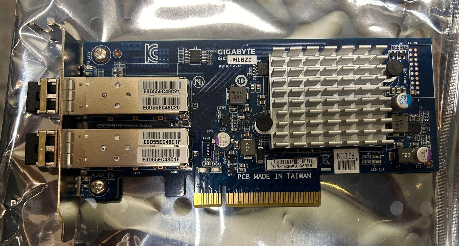 Gigabyte Dual Port 10GbE SFP+Network Card QLogic BCM57810S NIC Lan card GC-MLBZ1