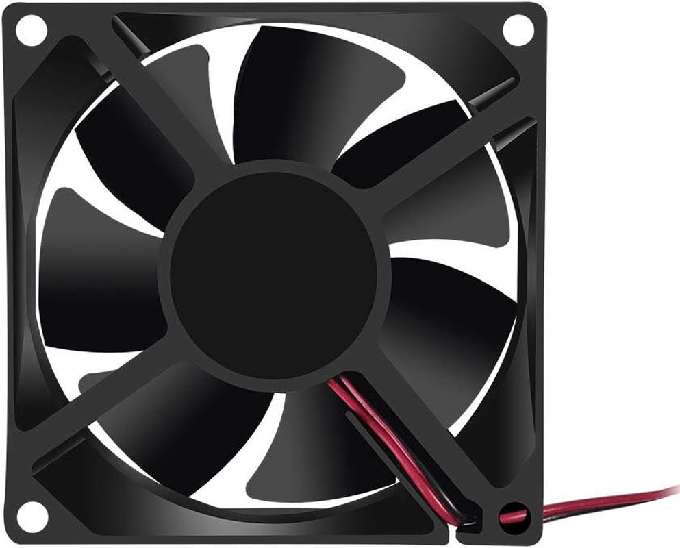 2Pcs 24V 3.14In 0.98In Fan 80Mm X 80Mm X 25Mm Fan DC 24V 8025 Brushless Cooling
