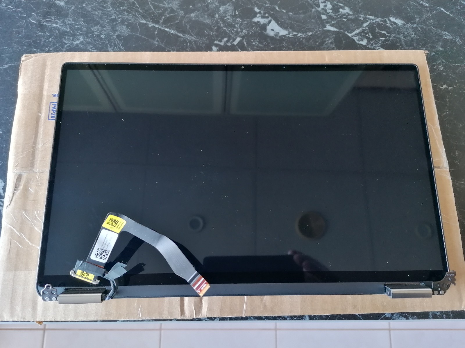 Dell Latitude 7420 Complete 14″ LED LCD Screen Assembly + LID BEZEL HINGES