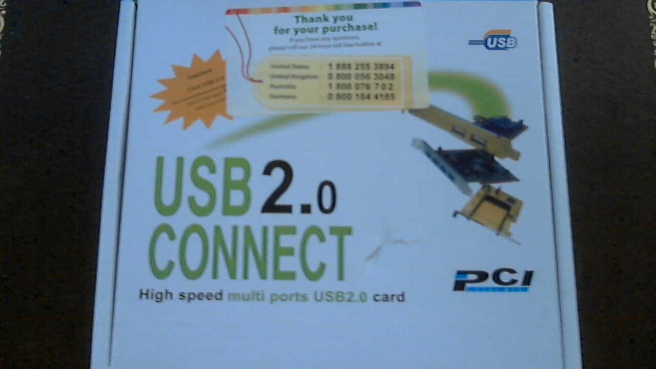 USB 2.0 Connect Expansion Card 4 Ports