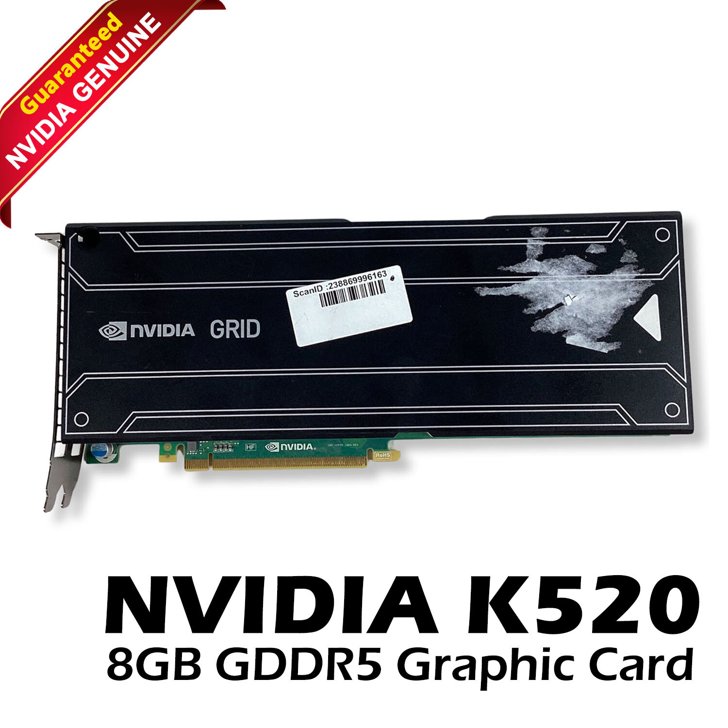 Nvidia GRID K520 8GB GDDR5 PCIe gen3 x16 GPU Graphics 900-12055-0020-000