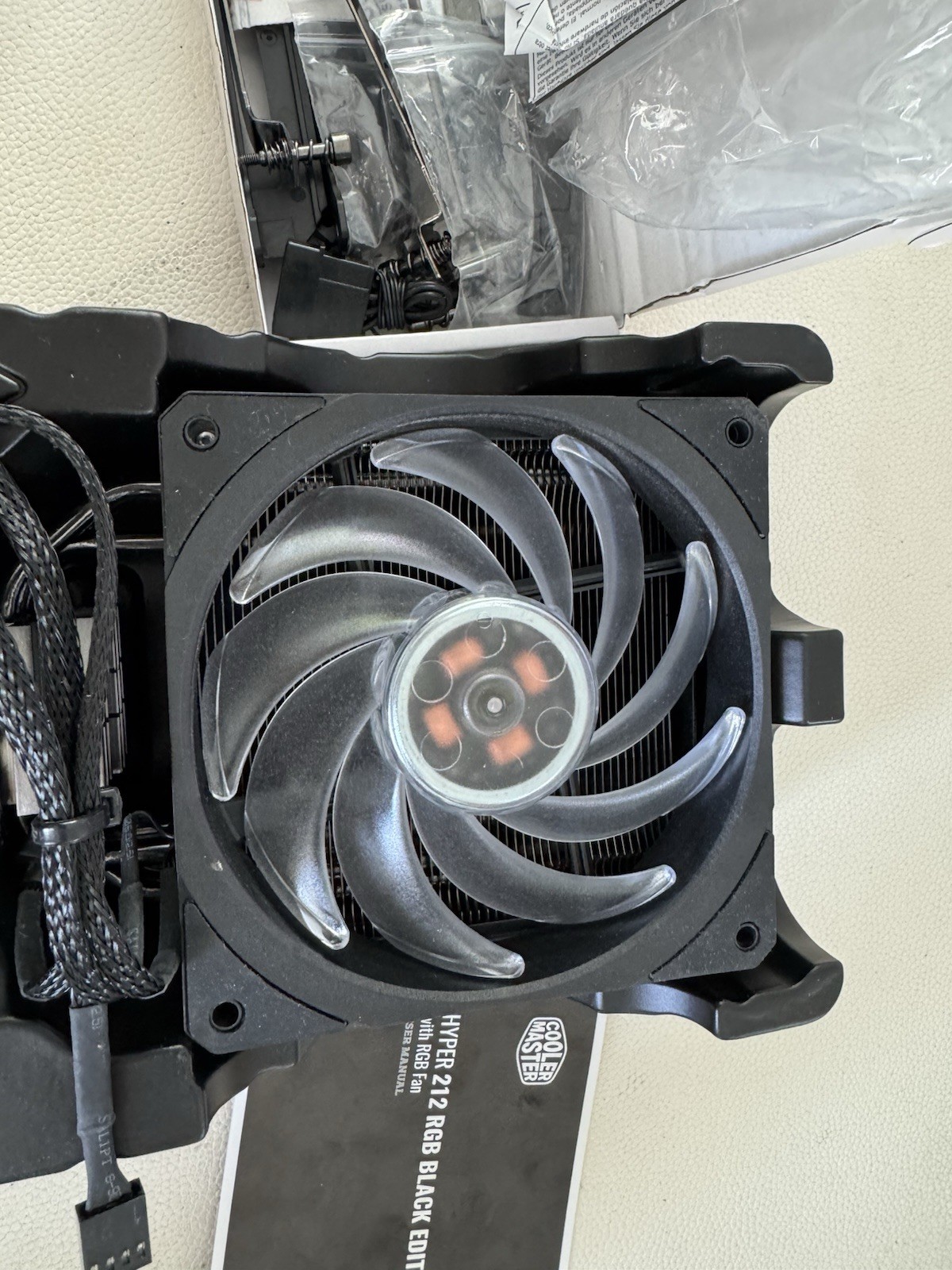 Cooler Master Hyper 212 RGB Black Edition CPU Fan