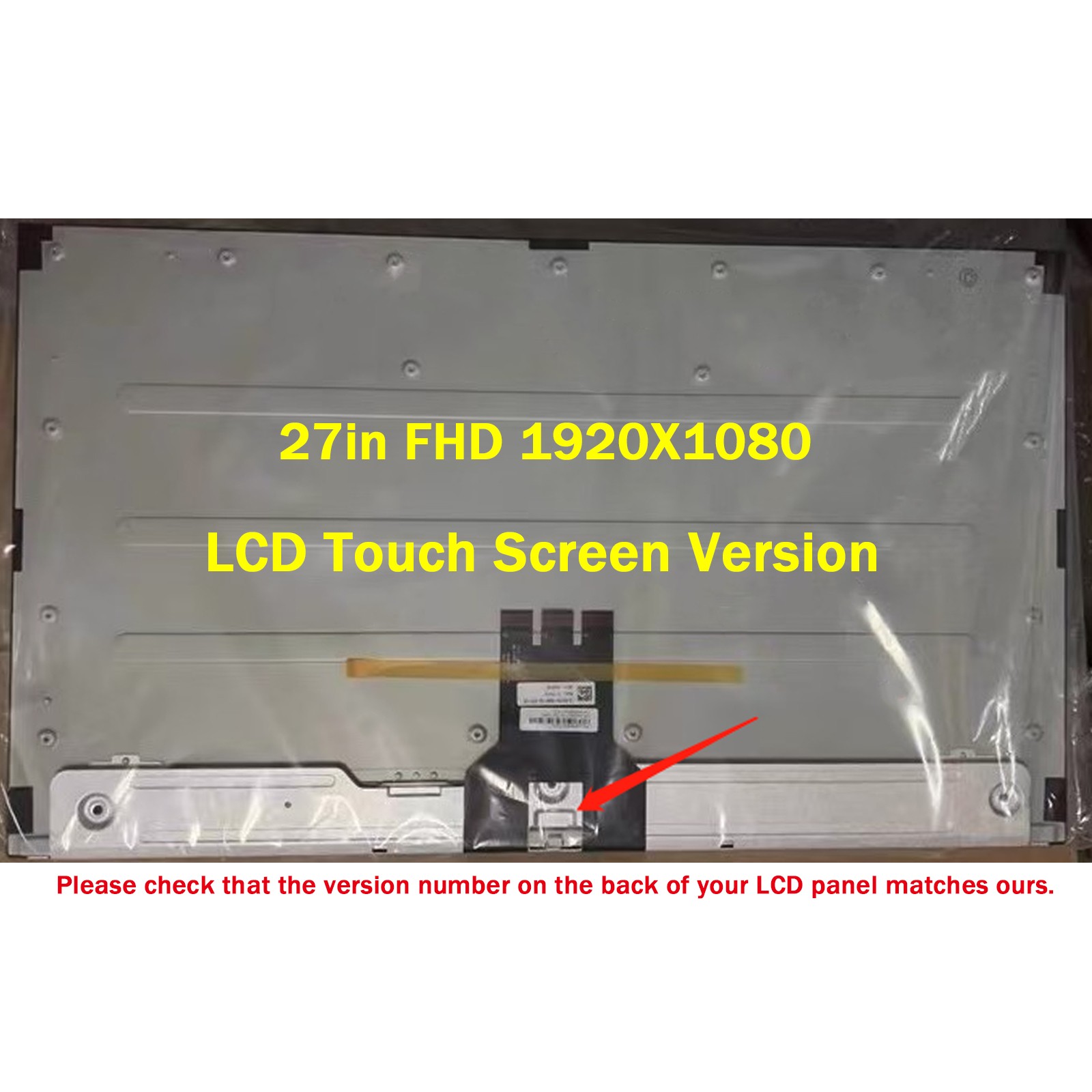 For Dell FN43P 0FN43P LM270WF7-SSF2 LCD Touch Screen Assembly LM270WF7(SS)(F2)