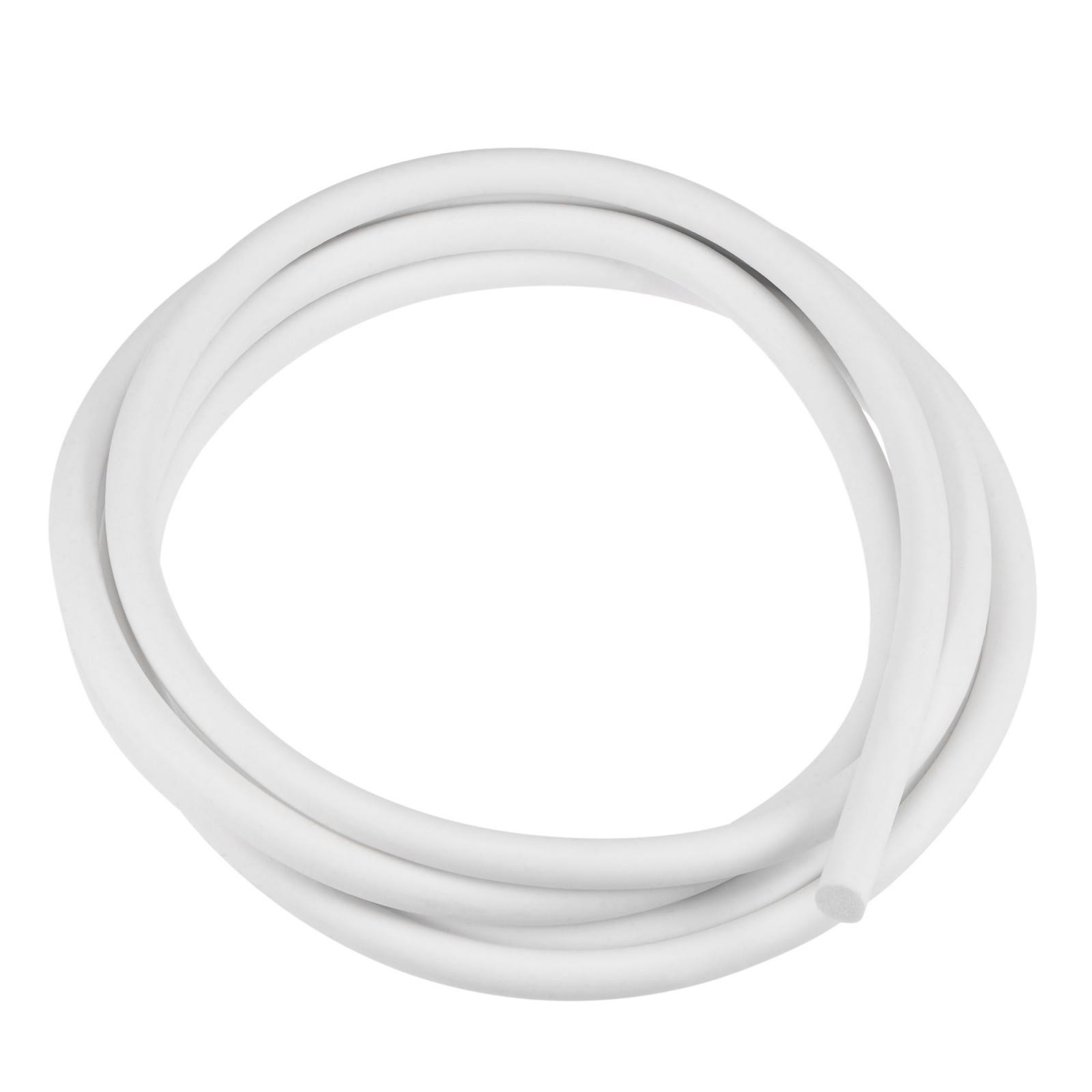 7mm Soft Silicone Folding Insert Pipe for Rigid Pipe 6.6ft White