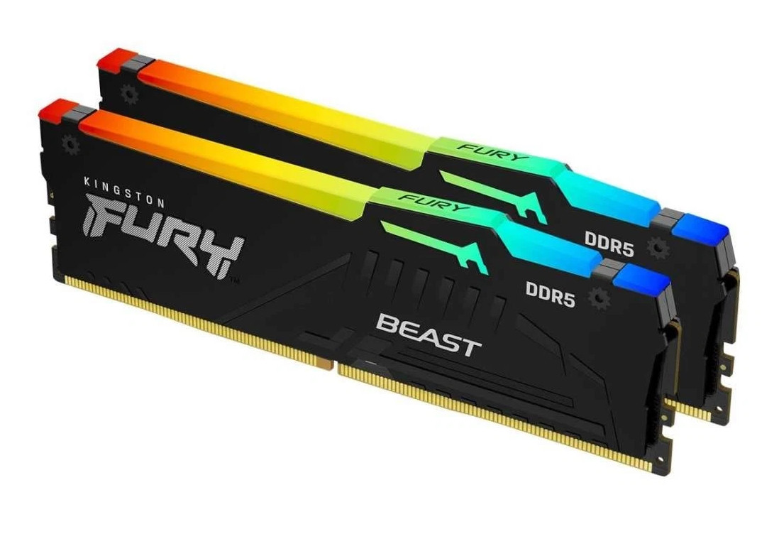 Kingston FURY Beast RGB DDR5 16GB (2x8GB) 6000MT/s DIMM Desktop