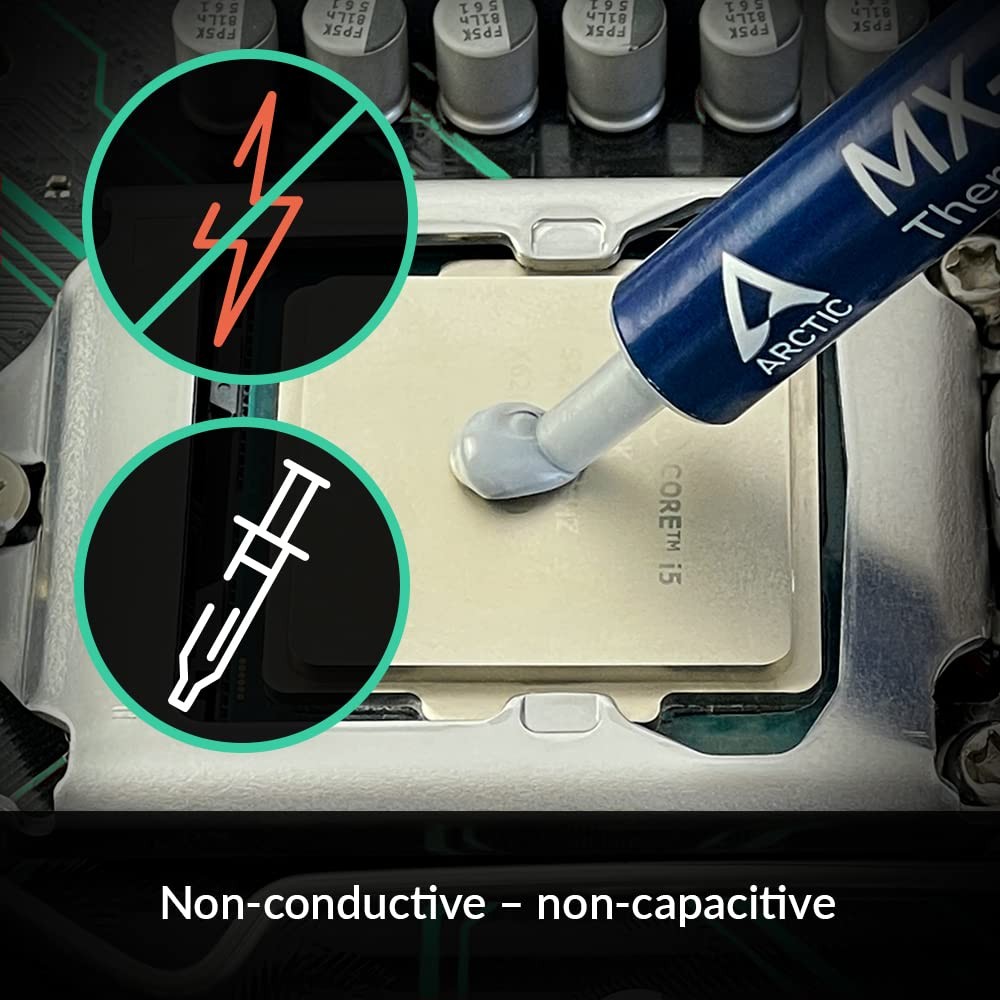 Thermal Paste for CPU, ARCTIC MX 4, Premium Thermal Paste for All Processors
