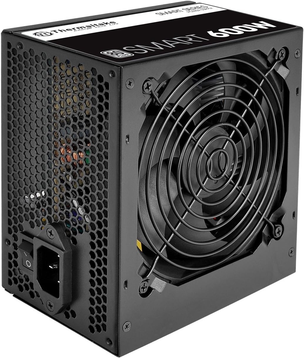 Thermaltake SMART 600W ATX 12V V2.3/EPS 80 Plus Certified Active PFC